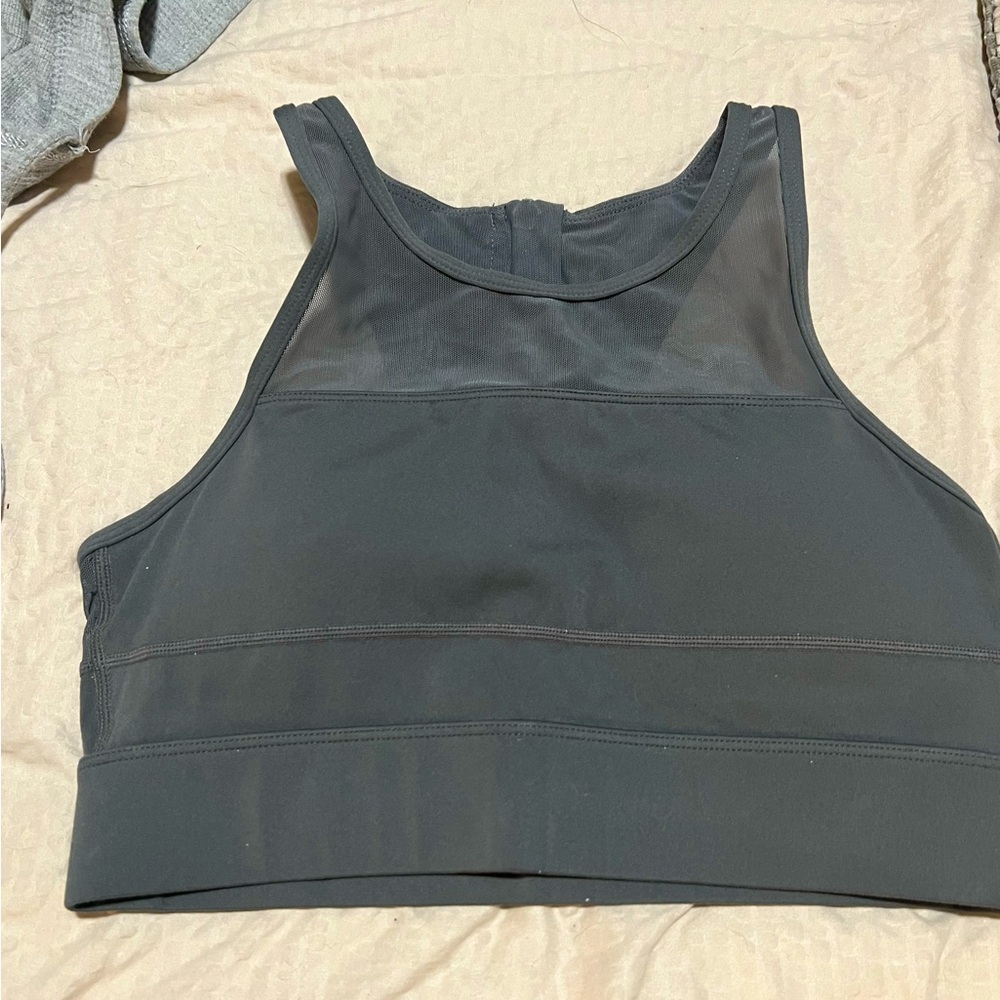Zyia sports bra gray, size small